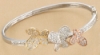 Rings Sapphire - Diamond & Tri-color Butterfly Bangle