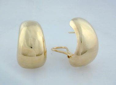 Earring Backs - 14k Gold Earrings With Omega Backs