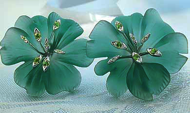 Watch Bracelets - 18kt Gold Green Quartz Earrings With Peridot & Diamonds