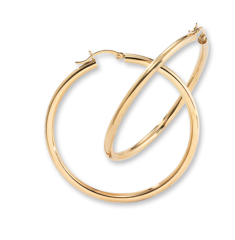 rose gold hoops. Gold Hoops: Hoops have been