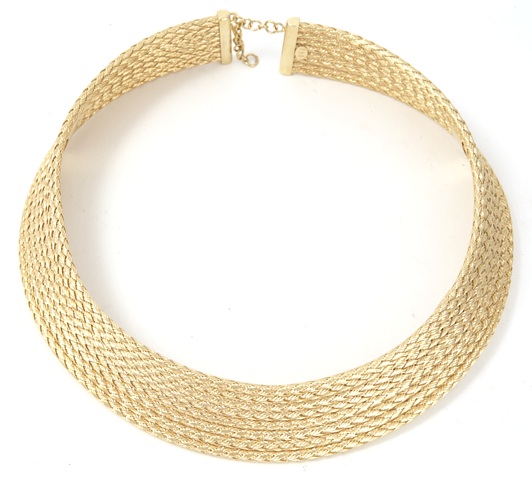 Collar Necklace - 14k Collar Necklace