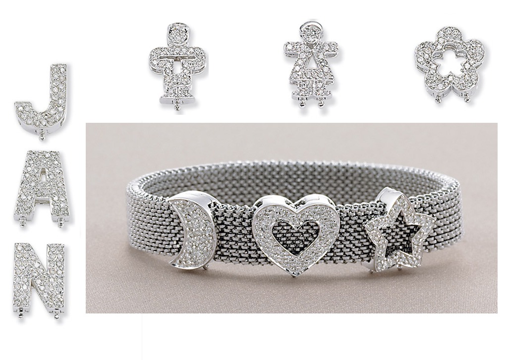Diamond Charm Bracelets - Create Your Diamond Charm Bracelet