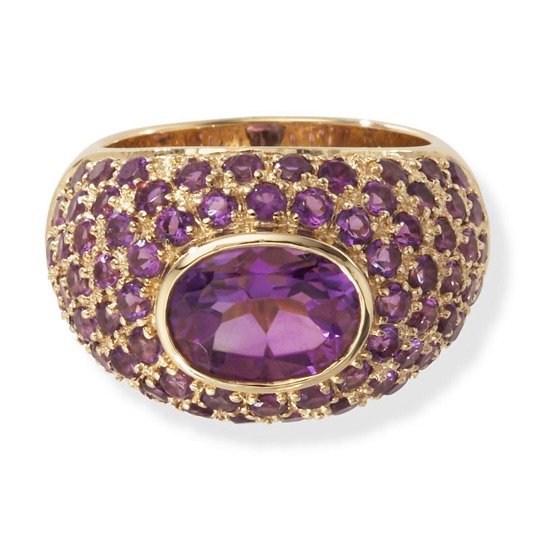 14k Amethyst Ring